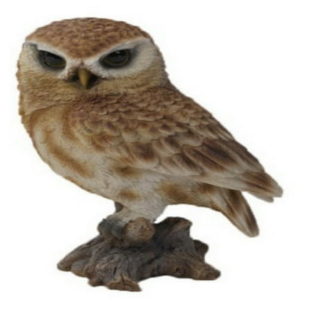 HI-LINE GIFT LTD. SMALL BROWN OWL ON STUMP