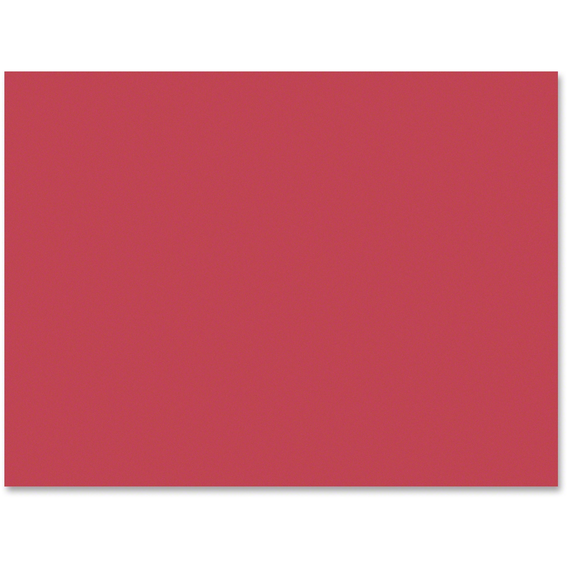 Riverside Construction Paper, Holiday Red, 50 / Pack (Quantity