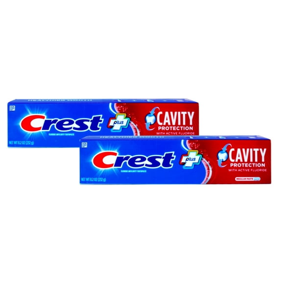 Pasta de dientes Crest Cavity Protection Regular 240 ml (paquete de 2)