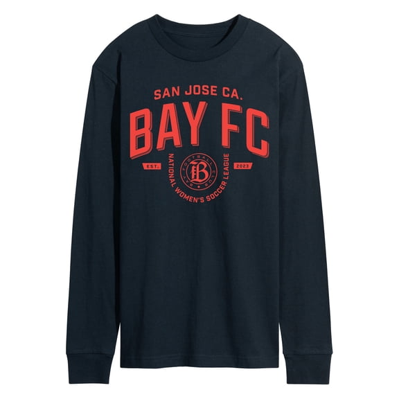NWSL - Bay FC Indsutrial - Men's Long Sleeve Graphic T-Shirt