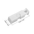 thumbnail image 2 of Uxcell Clips para bolsas de pan, fácil de apretar y bloquear, colección de clips para bolsas de alimentos para almacenamiento, blanco 5 piezas, 2 of 5