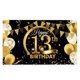 thumbnail image 1 of Worallymy Fiesta de cumpleaños Banner Hogar Cumpleaños Tema Telón de fondo Decoración de pared 13 años de edad Worallymy JD735816317, 1 of 7