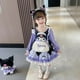 thumbnail image 4 of Vestidos Kawaii Sanrio Anime Kuromi para niños, vestidos de princesa de dibujos animados Lolita, fiesta de vacaciones, Cosplay, regalo para niñas, otoño, 4 of 4