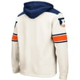 thumbnail image 4 of Men's Colosseum Cream Illinois Fighting Illini 2.0 Lace-Up Pullover Hoodie, 4 of 5