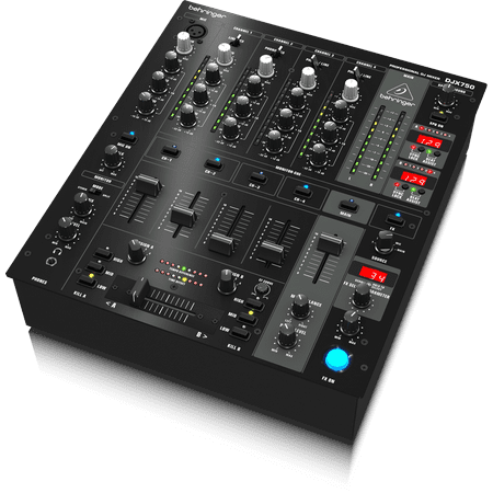 Behringer DJX750 Professional 5-Channel DJ Mixer w/ Advanced Digital Effects & BPM (Best Bpm Counter App)