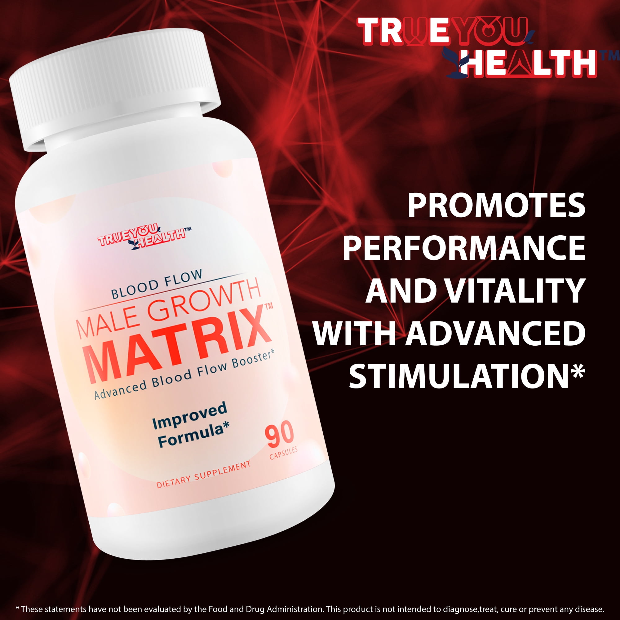 Male Growth Matrix Pro - Our Best Max Blood Flow Circulation Supplement for Men - Advanced Blood Flow Circulation Booster Supplement - Gingko Biloba Blood Flow Booster for Mens Growth Matrix for Men