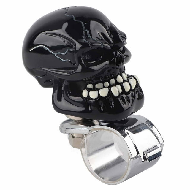 Perilla giratoria para volante, perilla giratoria para volante con forma de calavera, manija de potencia suicida, tecnología innovadora