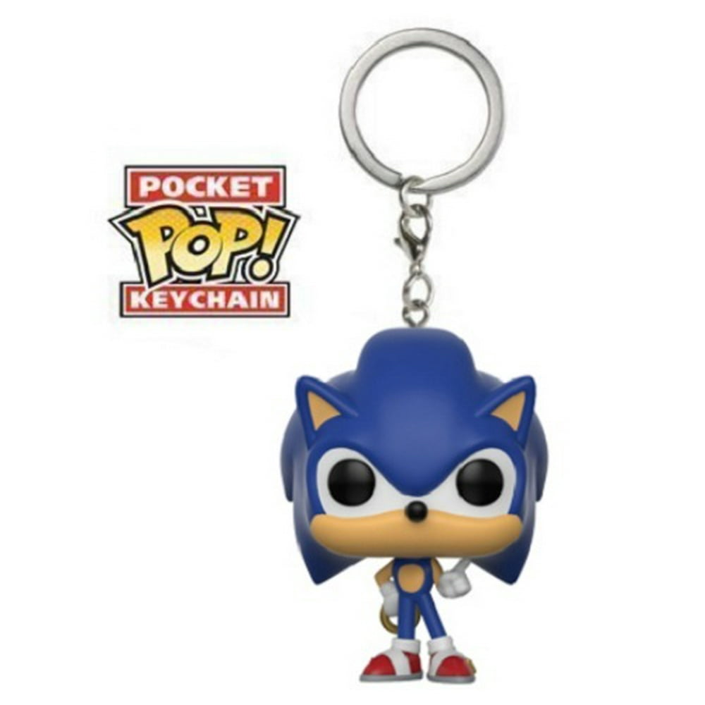 Funko POP - Funko Pop! Pocket Keychain Sonic The Hedgehog Sonic w/ Ring Vinyl Figure Keychain