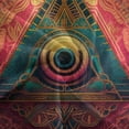 thumbnail image 5 of Comforter Cover Set The Eye of God Printed Bedspreads Boy Man High Quality Home Textiles,Twin (68"x86"), 5 of 6