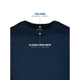 thumbnail image 3 of Gildan Mens Short Sleeve Crew T-Shirts Assorted Color T-Shirt up to 2XL, 5-Pack, Small, Navy, Heather Navy, Indigo Blue, 3 of 6