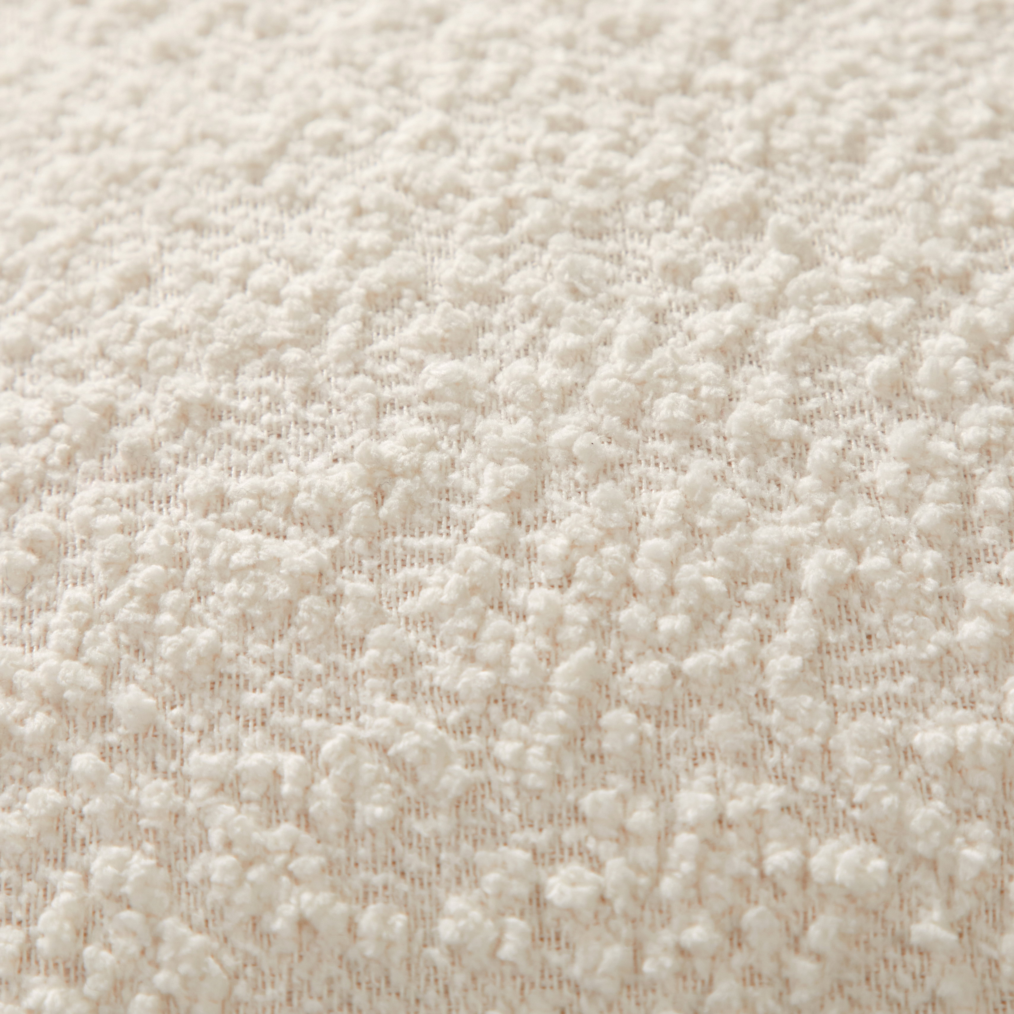Mainstays Square Boucle Ivory Decorative Pillow, 18x18" photo 2