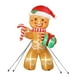 thumbnail image 5 of Hombre de jengibre inflable navideño con luces LED integradas, , de 2,4 m, ideal para decoración de exteriores, patio, regalos navideños y de, 5 of 8
