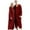 a-Wine105185, variant on Men Women Autumn Winter Couple Solid Color Cable Knitted Plush Robes Long Sleeve Cozy Loungewear For Snug Home Relaxation Casual Robe