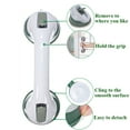2PCS Waterproof Reusable Bathroom Safety Hand Rail Bath Grip Suction Mount Handle Shower Tub