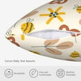 thumbnail image 5 of ZICANCN Abstract Modern Flora Art Throw Pillow Covers, Bed Couch Sofa Knit Decorative Pillow Covers for Living Room Farmhouse, 22"x22", 5 of 8