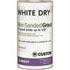 Custom Building Products WDG1-6 White Dry Non-Sanded Grout
