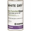 Custom Building Products WDG1-6 White Dry Non-Sanded Grout