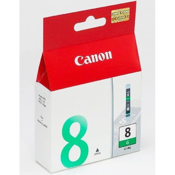 Cartucho de tinta Canon CLI-8 GREEN compatible con PRO9000, PRO9500