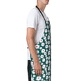 thumbnail image 3 of Lsque Daisies Flowers Waterproof Apron Chef Aprons for Men Heavy Duty Chemical Work Apron Extra Long Grilling Aprons with Adjustable Bib Apron, 3 of 9