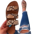 thumbnail image 3 of Sandalias Mujer Zapatillas planas Punta abierta Cómoda Playa Zapatos romanos Flip Flop Wmkox8yii hj789, 3 of 7