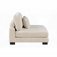 thumbnail image 3 of Restonic Modern Living Room Furniture|Beige Corduroy Chair 45"x45"x34.5"H, 3 of 11