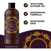 Aromatherapy Sensual Massage Oil for Couples - Relaxing Lavender Massaging Oil for Massage Therapy with Vitamin E Jojoba & Sweet Almond - Naturally Scented Vegan Non GMO & Gluten Free (16 Fl Oz)