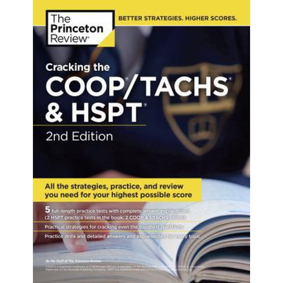 Pre-Owned Cracking the Coop/Tachs & Hspt, 2nd Edition: Strategies & Prep for the Catholic High School Entrance Exams (Paperback) 1101882158 9781101882153