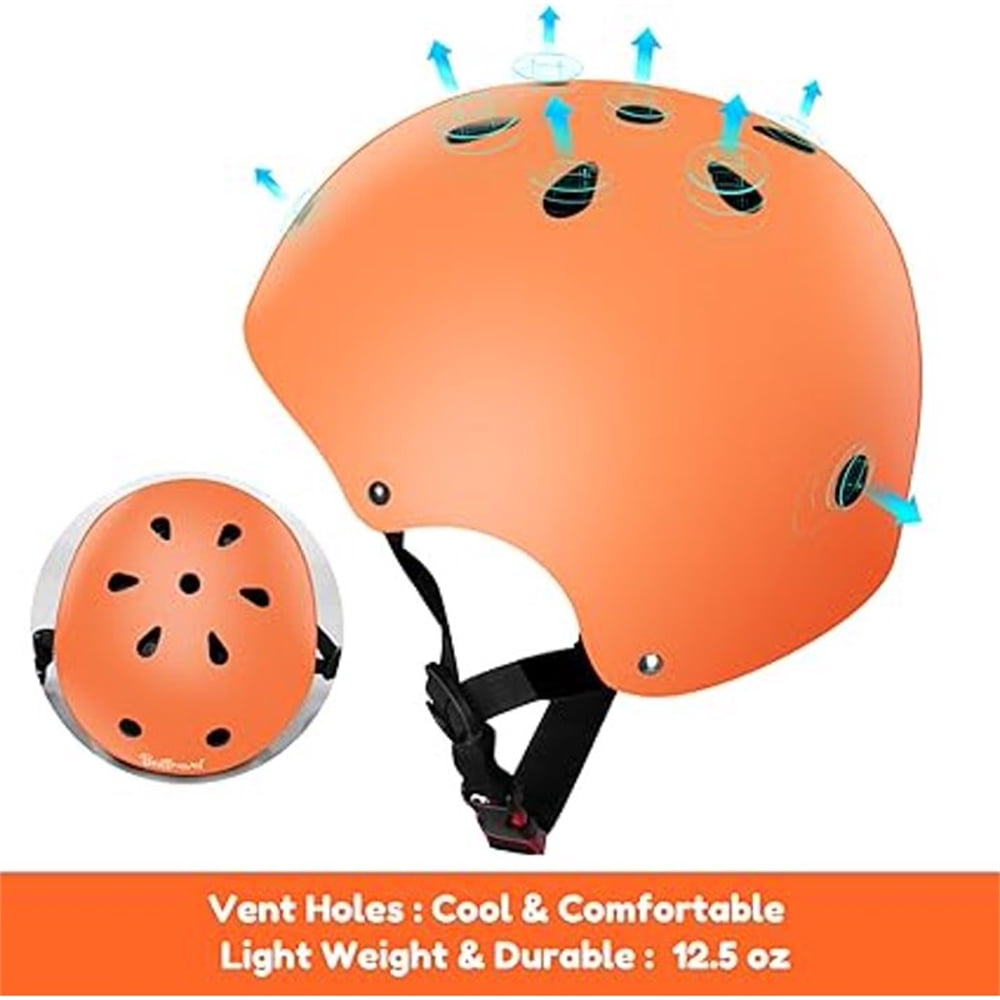 Kids Helmet, Toddler Helmet Adjustable Toddler Bike Helmet Ages 3-8 Years Old Boys Girls Multi-Sports Safety，Red