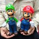 thumbnail image 1 of Anime Super Mario Bros Game Yoshi Bowser Luigi brother Action Figures Toy Figures kid birthday gift Model doll Christmas present, 1 of 5