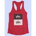 thumbnail image 3 of Energy Think Ok Banner Racerback Tank Women -Image by Shutterstock, Female x-Small, 3 of 4