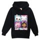 thumbnail image 1 of Ropa de casa de muñecas para niñas de 2 a 10 años con capucha Princesa Dibujos animados Gatos lindos Deportes y camisetas de ocio zhangmenya LED, 1 of 2