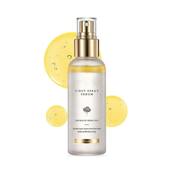 JENIKR Italian White First Spray Vegan Skin Care Light Weight Face Moisturizer Glow for Skin Non Comedogenic Mist Essence Yellow