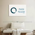 thumbnail image 2 of Elephant Stock Zen Quotes I Wall Art - Horizontal Canvas Wall Art - Living Room Wall Decor - Inspirational And Typography Canvas - White And Teal Decor - 36" x 24", 2 of 8