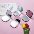 thumbnail image 3 of Espejo de maquillaje portátil de mano con lámpara, espejo pequeño plegable con carga, regalo práctico, espejo de maquillaje abatible con lámpara, 3 of 4