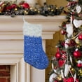 thumbnail image 4 of Large Christmas Stocking for Fireplace Decorations, Non-Woven Holiday Hanging Ornament with Spacious Interior for Candy, Gifts, and Snacks, 4 of 5