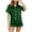 Green#13, variant on EGNMCR Pajamas for Women Sexy Silk Satin Short Sleeve V Neck Solid Color Button Nightdress Sleepwear Loungewear Set Two Piece Sets Spring/Summer Sale
