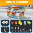 thumbnail image 5 of Contixo  Magnetic Train Track Set for Kids,  2 Rechargeable Electric Trains,  150PCS DIY 3D Building Blocks Railway Toy, STEM Learning Construction Set for Boys & Girls Ages 3-8, 5 of 9