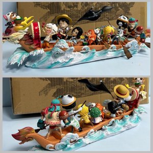 Modèle de figure d'action Onepcs avec ensemble de boîtes d'accessoires