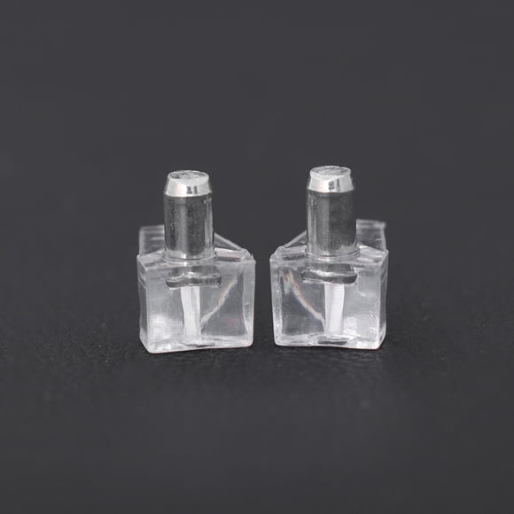 SWETRACE 40Ud Soporte Para Estante Transparente De Plástico Durable Para Repisas Y Muebles