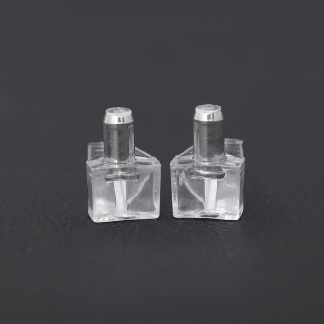 SWETRACE 40Ud Soporte Para Estante Transparente De Plástico Durable Para Repisas Y Muebles