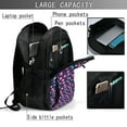 thumbnail image 3 of Yiaed Cool Mirror Cherries Print Laptop Backpack,Business Travel Durable Laptops Backpack with USB Charging Port,Water Resistant College Computer Bag, 3 of 5