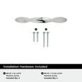 thumbnail image 3 of Amerock Intertwine 3 inch Center-to-Center Polished Chrome Cabinet or Furniture Pull, 10 Pack, 3 of 4