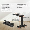 thumbnail image 3 of KFFKFF Ladder Equalizer, Dimensions 23.4 L x 11.4-18 in H, Constructed from Steel, Ladder Balancing Device, Collapsible Slope Container, Staircase Ladder Support for Simplicity of Use, 3 of 9