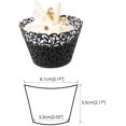 thumbnail image 2 of 50 envoltorios para magdalenas, papel artístico para hornear, filigrana, encaje de vid pequeña, forro cortado con láser, envoltorios para tazas para hornear, estuches para muffins, bandejas para, 2 of 7
