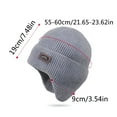 thumbnail image 2 of TELOLY Men's Winter Hat Lined Warm Knit Cap Unisex Cold Weather Ear for Outdoor Activities, 2 of 7