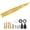 Gold, variant on Black 5.3-Inch Aluminum Bullet Antenna,Suitable for Chevrolet Silverado,Ford,Jeep Cfically for Optimizing FM/AM Reception