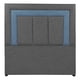 thumbnail image 4 of Box Base Cama Matrimonial + Cabecera Bora Gris Oscuro, 4 of 8