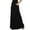 Black, variant on vigerkar Women's Casual Comfy Stylish High Waist Flare Long Maxi Skirt Black, L