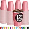 thumbnail image 2 of DecorRack Party Cups 12 fl oz Reusable Disposable Cups (Light Pink, 120), 2 of 6