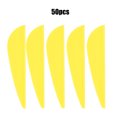 thumbnail image 2 of Rubber  Feather, Rubber  Feather, Universal 50PCS 25g for Various  Heads Archery Accessory DIY Tool Adult Children Outdoor Use Red,Green,Yellow,Blue, 2 of 7